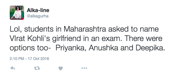 Of course, the constant infusion of Bollywood and exams continues to amuse people.