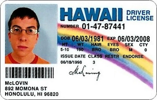 Did you or a friend have a fake ID? Do you have a ridiculous story about that ID? Sure you do.