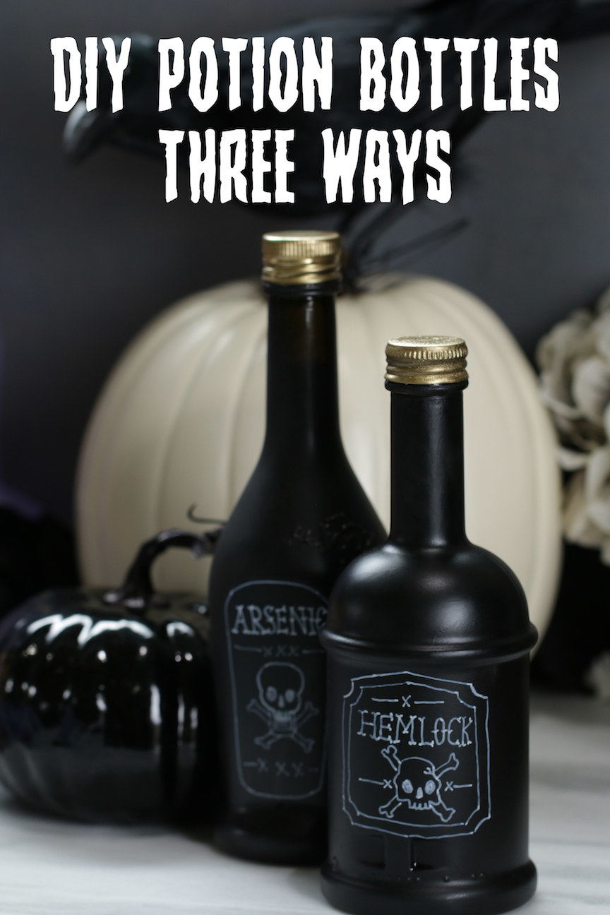 These DIY Potion Bottles Are Perfect Spooky Halloween Decor