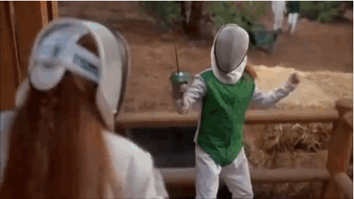 Reenact this scene from The Parent Trap and fence competitively with BU's Fencing Club!