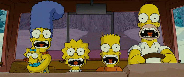 Se forem amarelos, com certeza absoluta não há a menor dúvida de que são os Simpsons.
