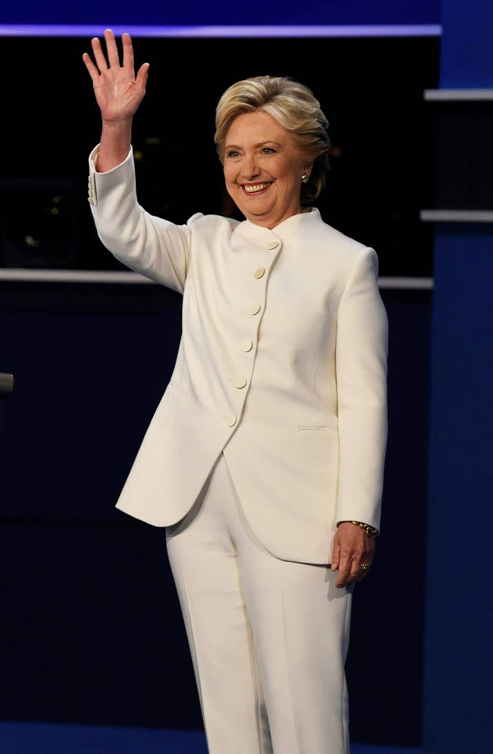 Image result for hillary pantsuit