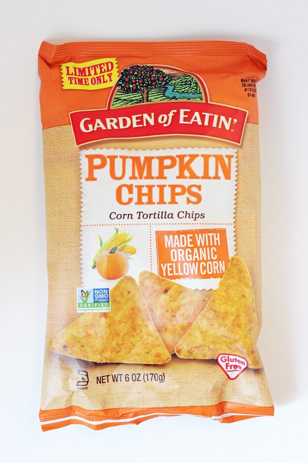 Pumpkin Tortilla Chips from Garden of Eatin'