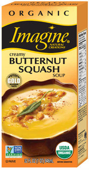 Creamy Butternut Squash Soup from Imagine Soups