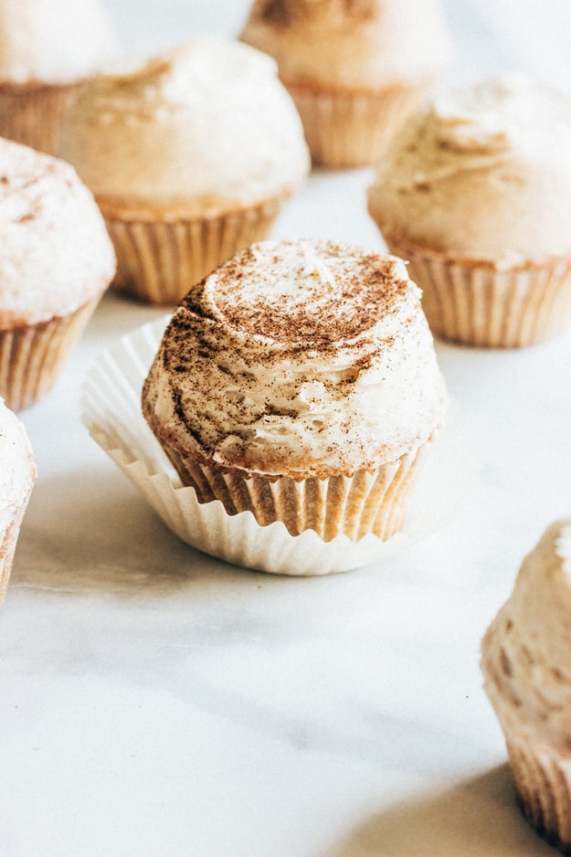 Spice Cupcakes with Chai Frosting