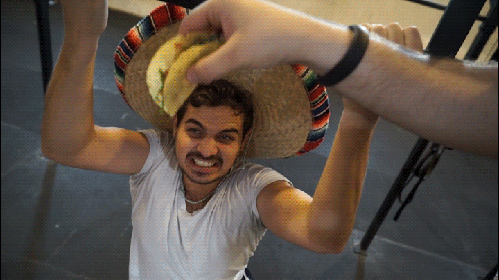 You try to keep it off as long as you can... but you soon realize free food is everywhere.