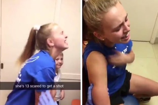 This Teen Caught Her 13-Year-Old Sister Freaking Out About Getting A Shot And It's Hilariously Real