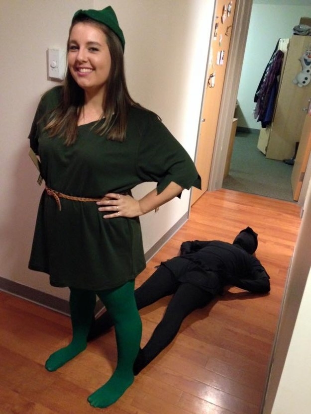 Peter Pan and — wait for it — his shadow: