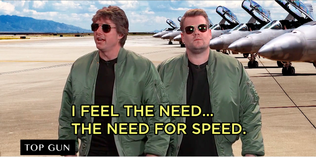 The whole shebang started off with the classic hit Top Gun.