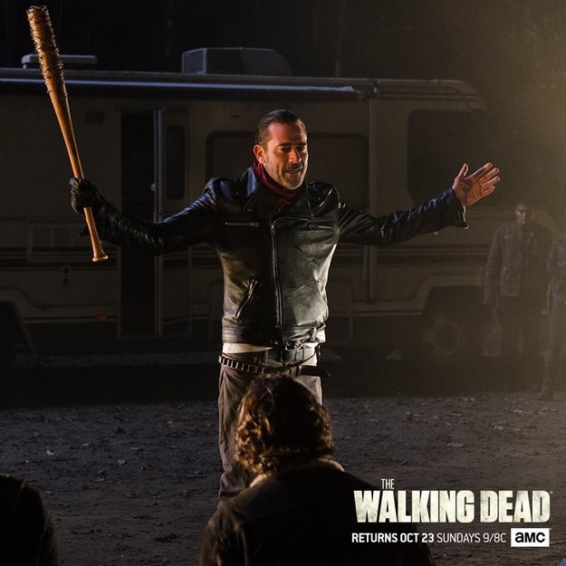 ...and we learned one of our beloved, walker-killing heroes was about to be murdered by Negan and his barbed-wire bat Lucille.