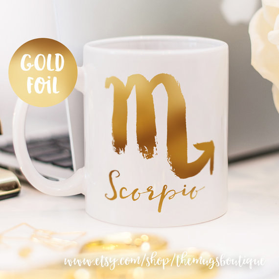 Golden Scorpio Mug