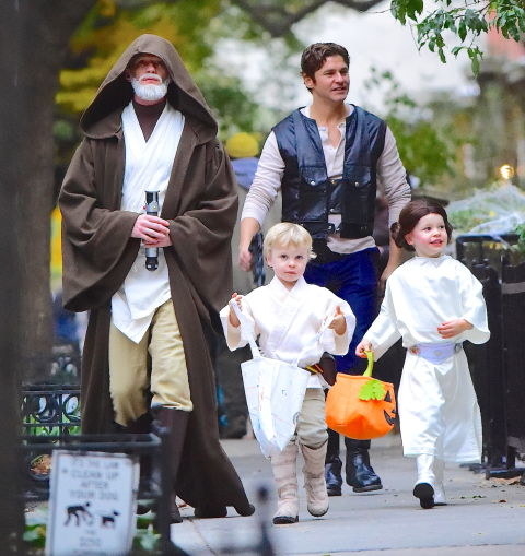 Neil Patrick Harris & Family as different Star Wars characters