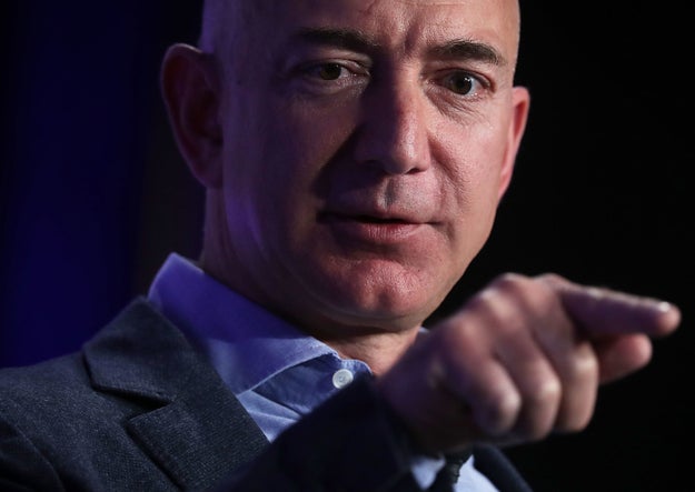 Jeff Bezos, CEO of Amazon and owner of the Washington Post