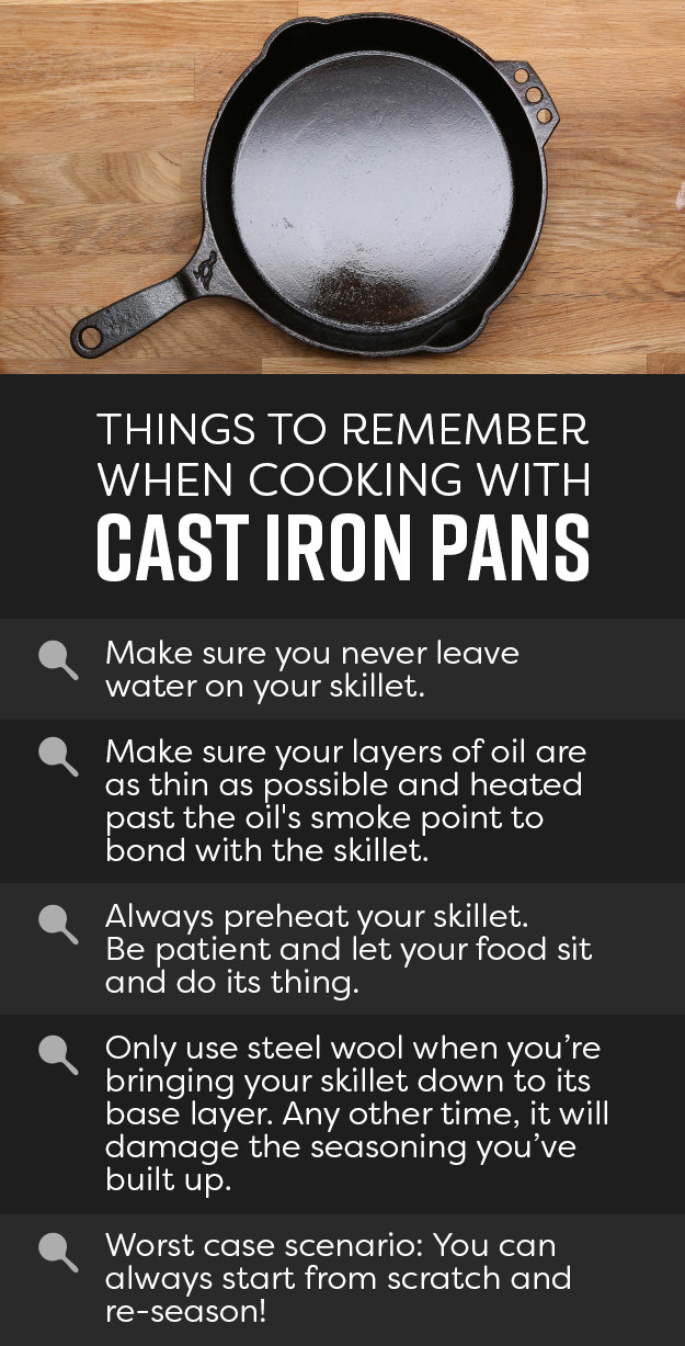 Cast Iron Skillet Dos and Don'ts