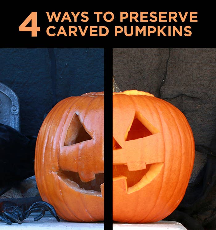 Preserve Carved Pumpkins With These Four Easy Hacks