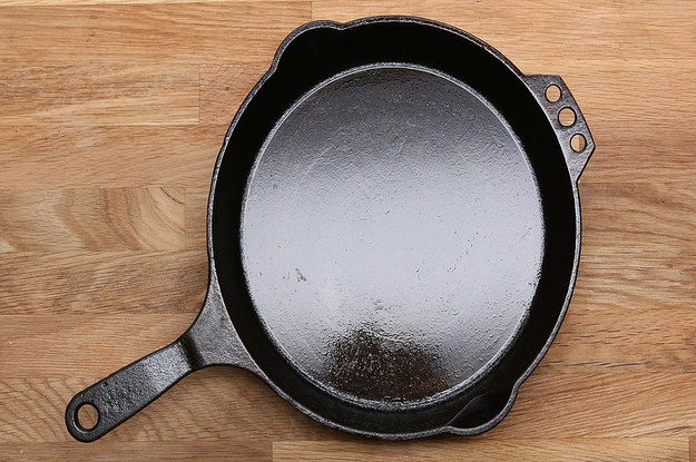 What does it imply when cast iron is thrice seasoned?