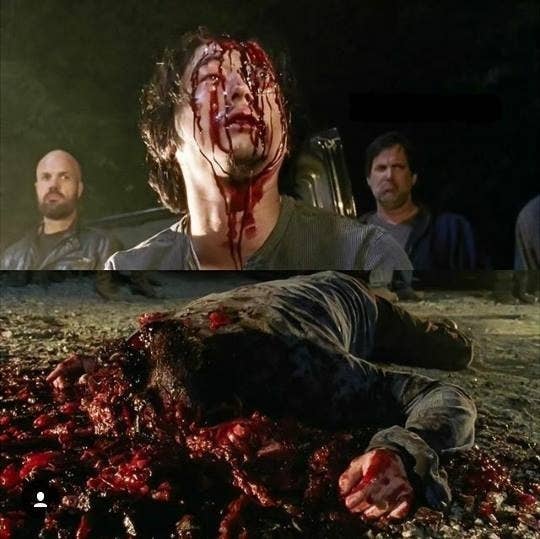 Mort de Glenn, tué par Negan à coups de batte WALKING DEAD