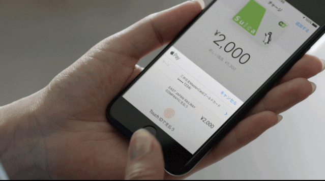 Apple Payに登録したクレジットカードから支払いする仕組み。