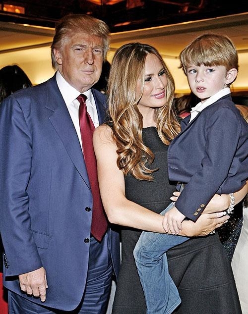 She has taught her son, Barron, to speak Slovenian.