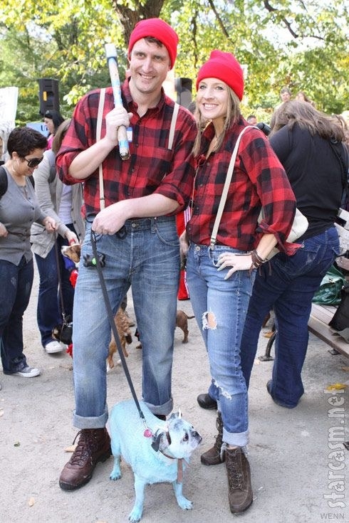 While plaid is a basic for fall, it is also the perfect base for a cow girl, lumberjack, or farmer costume. This would also make for a great couples costume.