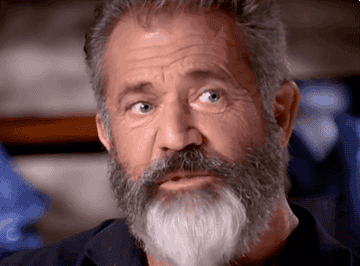 14 Mesmerizing GIFs Of Mel Gibson's Crazy New Beard