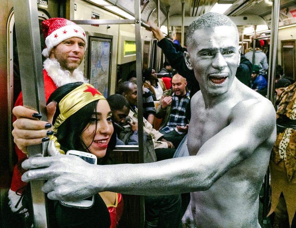 I've seen stranger things on the subway before
