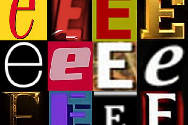 Can You Identify The TV Show By The Letter "E" In The Logo?