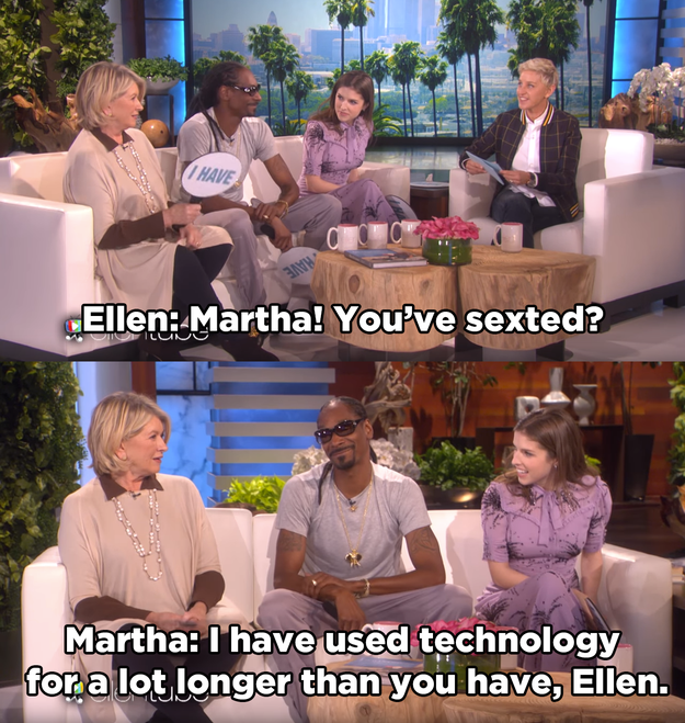 Martha was not messing around.