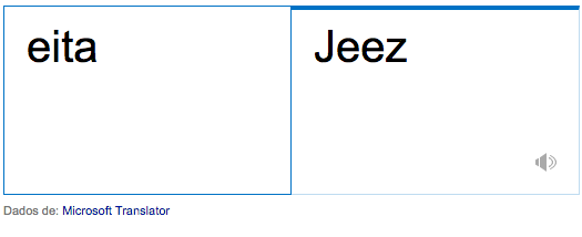 Coitados dos gringos, olha como fica em inglês.