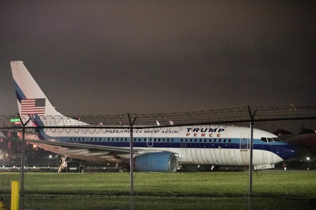 Plane Carrying Mike Pence Skids Off Runway At LaGuardia Airport