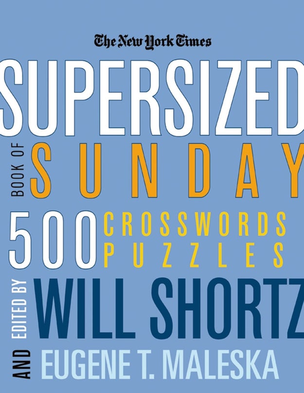 Keep busy with a mega book of 500 New York Times Sunday crossword puzzles.