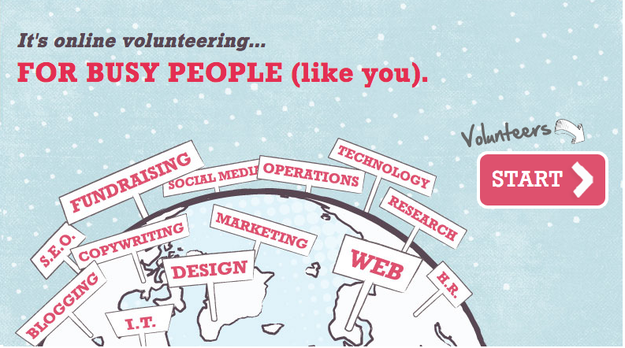 Take some time to micro-volunteer through Skills for Change.