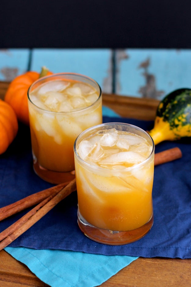 Bourbon Pumpkin Shrub Cocktail