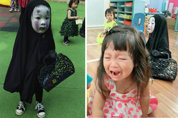 This Little Girl Went As A "Spirited Away" Character For Halloween And