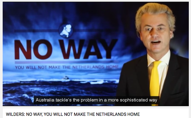 The operation has been heralded by some right-wing groups in Europe as a great success. Australia's PR tactics were even adopted by prominent Dutch anti-immigration politician Geert Wilders earlier this year.