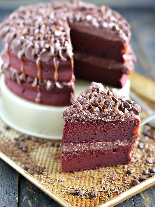 Red Velvet Chocolate Coffee Cake