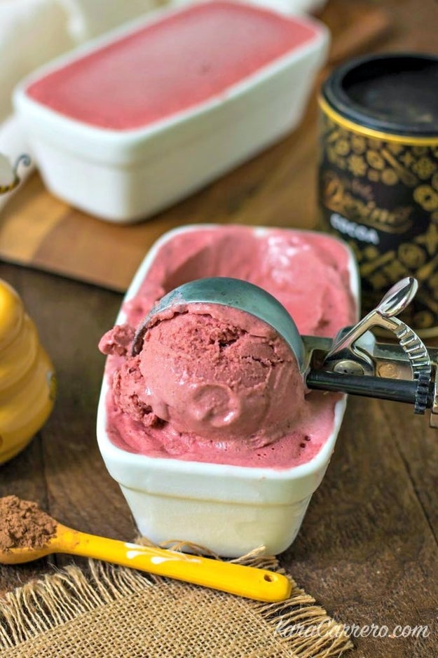 Homemade Red Velvet Ice Cream