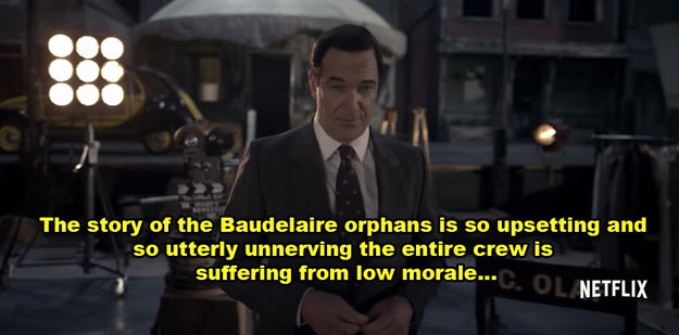He circles around the set of the show, giving details about why it remains empty — at least for the time being.