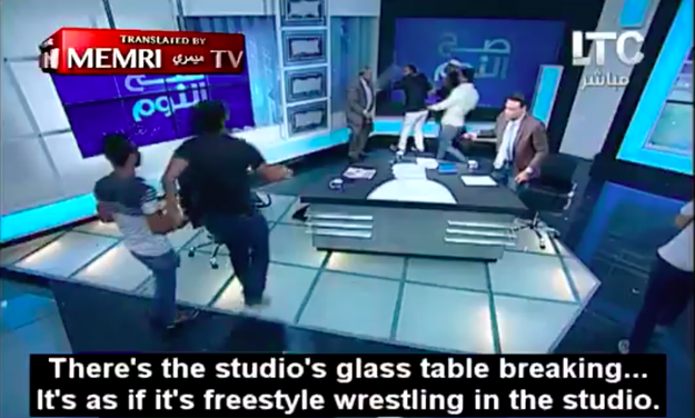 "It's as if it's freestyle wrestling in the studio."