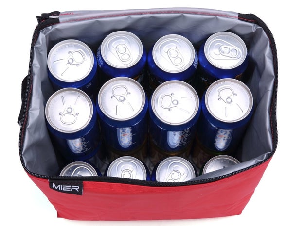 Free up freezer space by buying a huge bag of ice and keeping it in a collapsible cooler for making drinks.