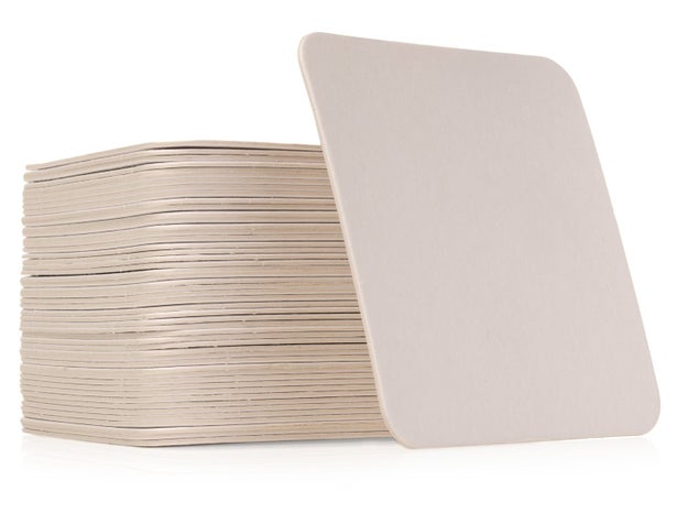 Let guests scribble their names on plain paper drink coasters as cheap-AF drink IDs.