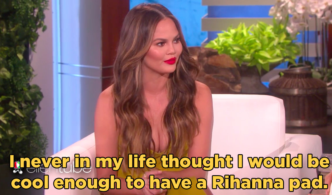 Chrissy Teigen Opens Rihannas Mail Because Honestly Who Wouldnt 2543