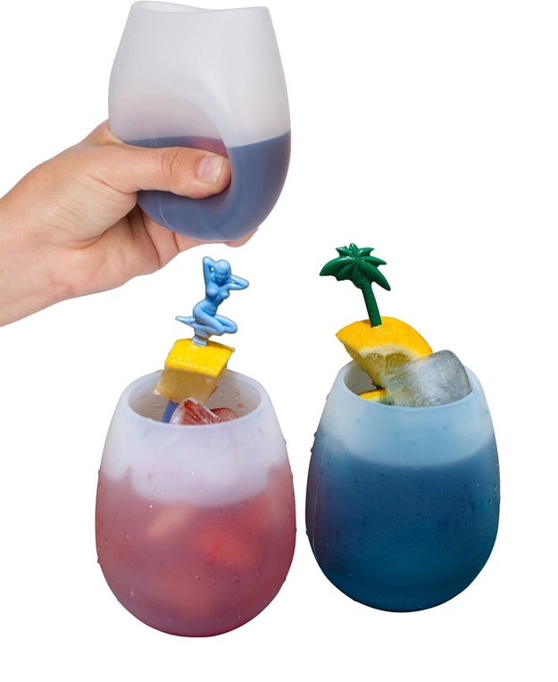 Slip your hot-mess friends these unbreakable wine glasses that are also dishwasher-safe.