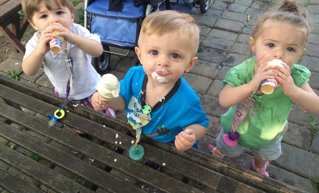 Life with triplets is no joke, a fact that Jake White, a dad in Ohio, knows all too well.