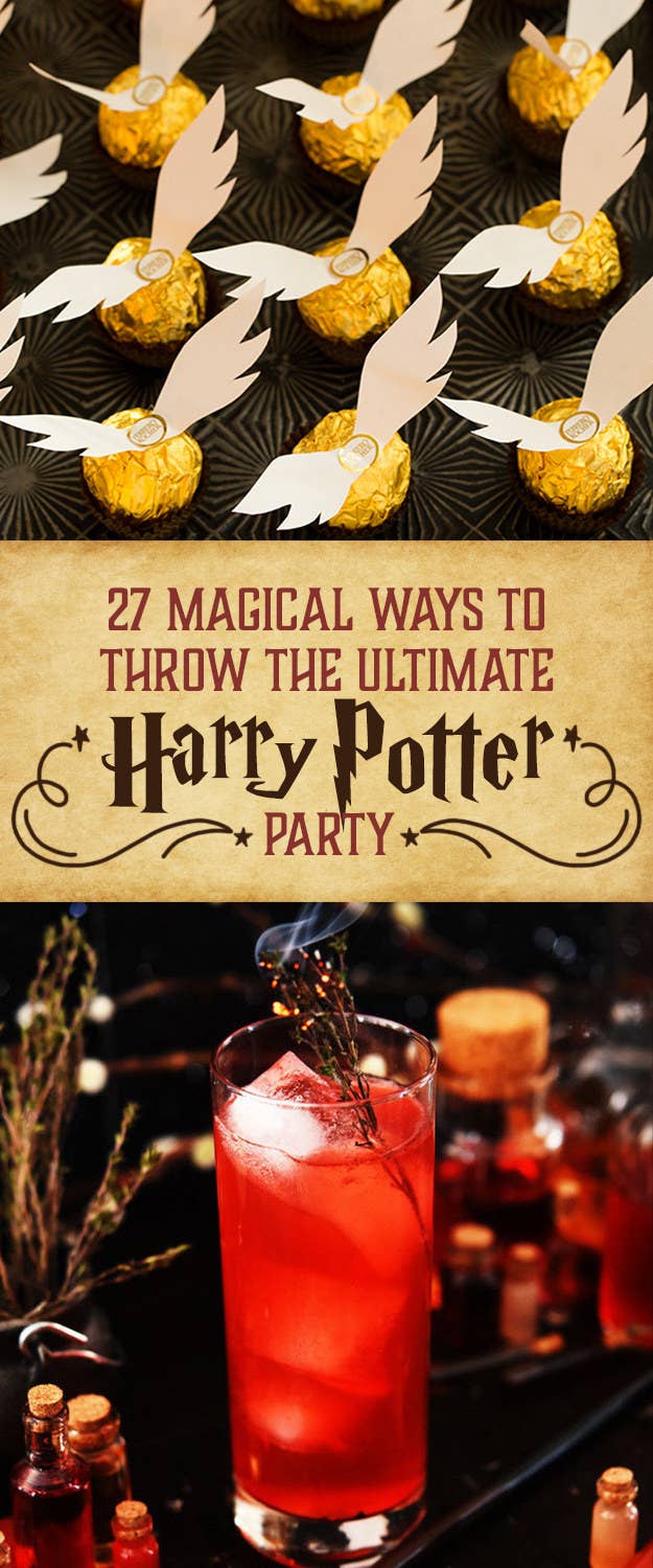 27 Magical Ideas For The Perfect Harry Potter Party