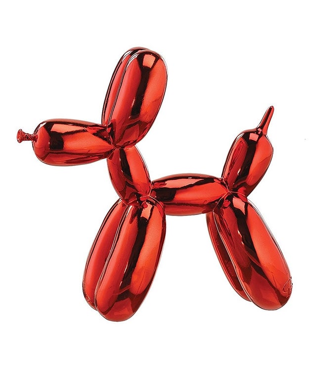 Una escultura de un perrito de globo para ponerle el toque cool a tu decoración ($638).