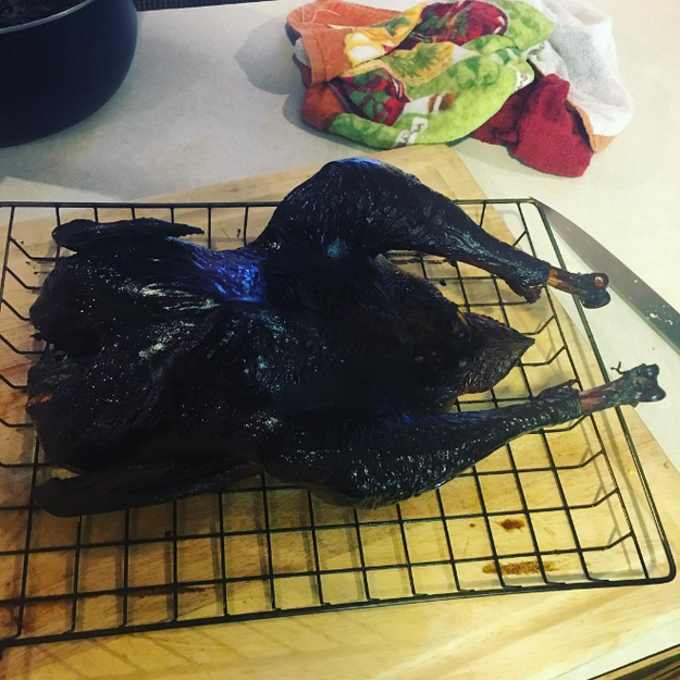 This burnt bird.