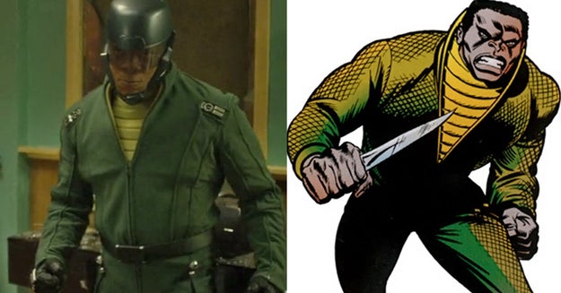 Diamondback's costume in the season finale is also a tribute to the his character in the comics.