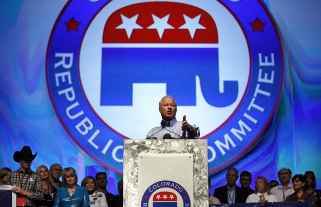 Colorado Rep. Mike Coffman called on Trump to step aside Friday night "for the good of the country."