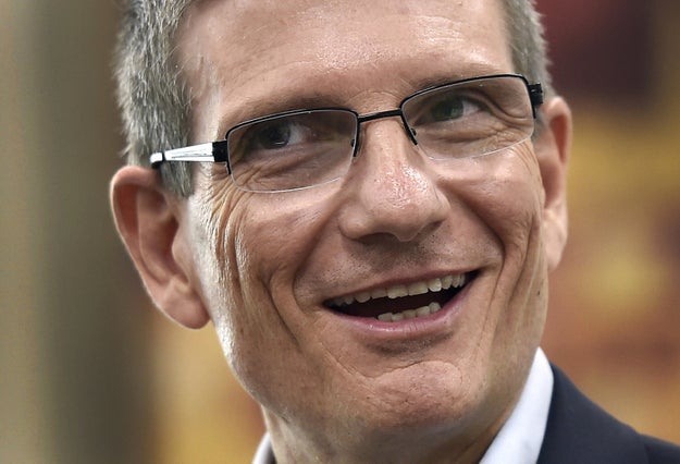 Rep. Joe Heck, who is running for retiring Sen. Harry Reid's seat in Nevada, told a rally in Las Vegas he would not support the Republican presidential candidate.